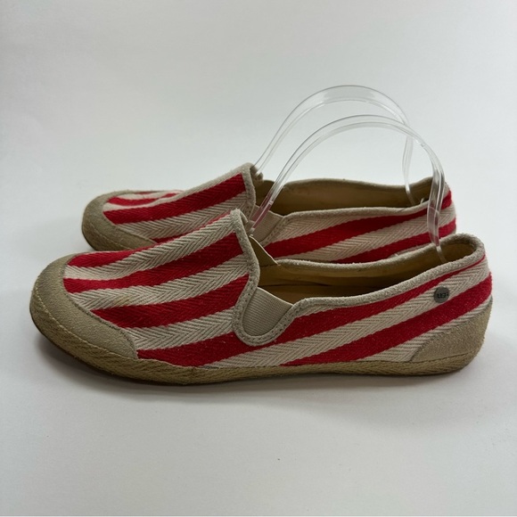 UGG Delizac Espadrilles Striped Women’s 10 Textile Rubber 1004292 - Picture 3 of 6